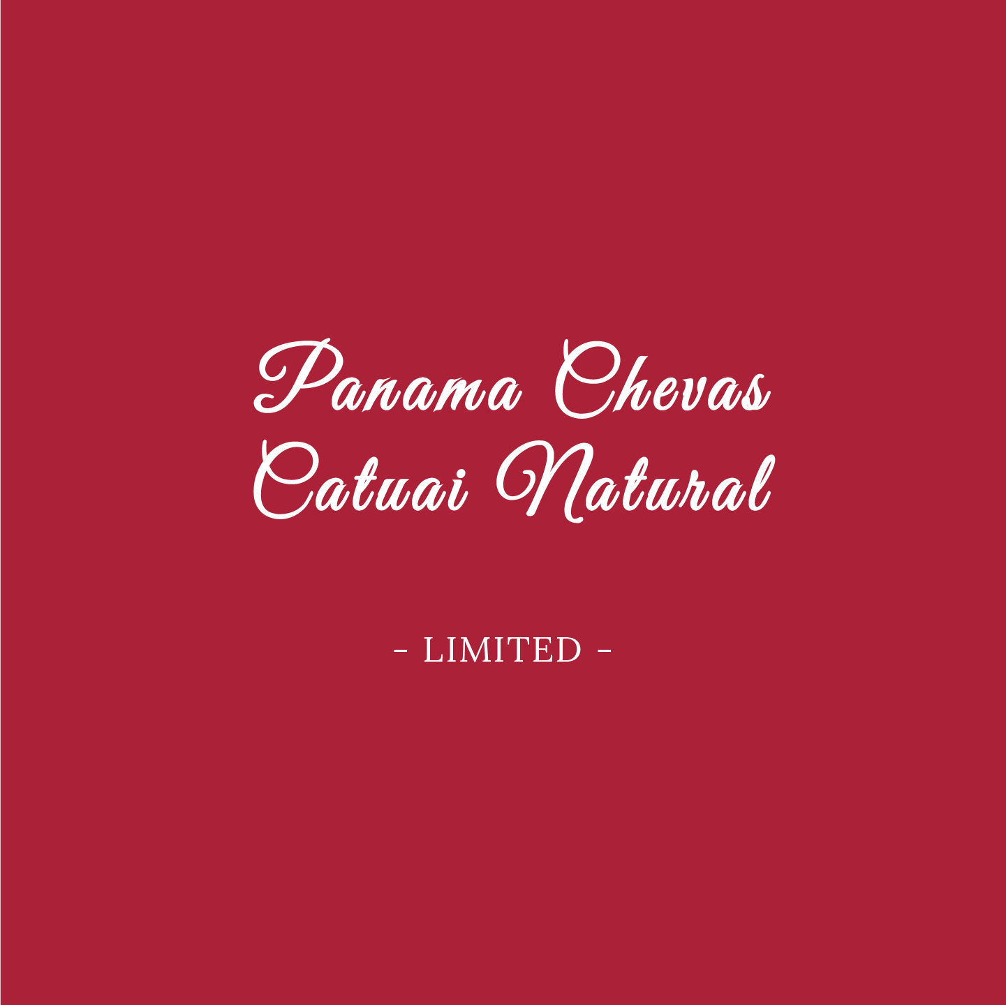 PANAMA CHEVAS TRADITIONAL CATUAI NATURAL